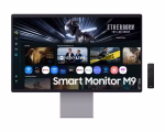 Samsung M9 M90SF 32" Smart OLED Monitor, 4K Resolution, 165Hz Refresh Rate, 0.03ms Response Time, Eclipse Silver