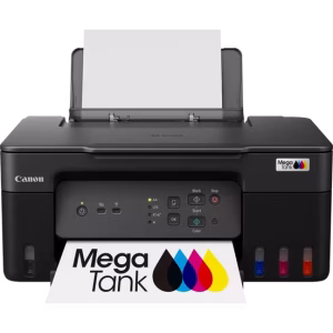 Canon PIXMA G3430 MegaTank AIO Printer, Fast 11ipm Print, 100-Sheet Tray, USB, Wifi, Black