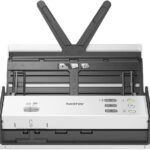 Brother ADS-1350W Portable Document Scanner, 30ppm and 60ipm, 2-sided Color Scan, 20 Sheets, Wi-fi, USB, White