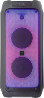 Engage EPS-1022/W80 10"X 2 Party Speaker, Dynamic Disco Lights, Rechargeable Battery, Powerful Audio Performance, FM Radio Functionality, Convenient Remote Control, Black - Image 7