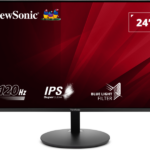 ViewSonic VA24E1-H 24inch Full HD IPS Monitor, 120Hz Refresh Rate, 5ms Response Time, Black