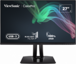 ViewSonic VP2756-2K 27" QHD Monitor, IPS Panel, 60Hz Refresh Rate, 5ms Response Time, Black