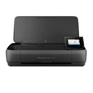 HP Officejet 250 Mobile All-in-One Printer, Print Speed Up to 10 ppm Black, Up to 7 ppm Color, USB, WiFi, Black