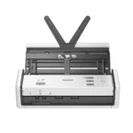 Brother ADS-1300 Portable Document Scanner, 30ppm and 60ipm, 2-sided Color Scan, 20 Sheets, USB, White