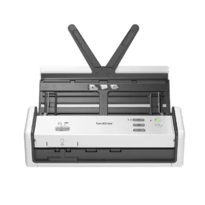 Brother ADS-1300 Portable Document Scanner, 30ppm and 60ipm, 2-sided Color Scan, 20 Sheets, USB, White