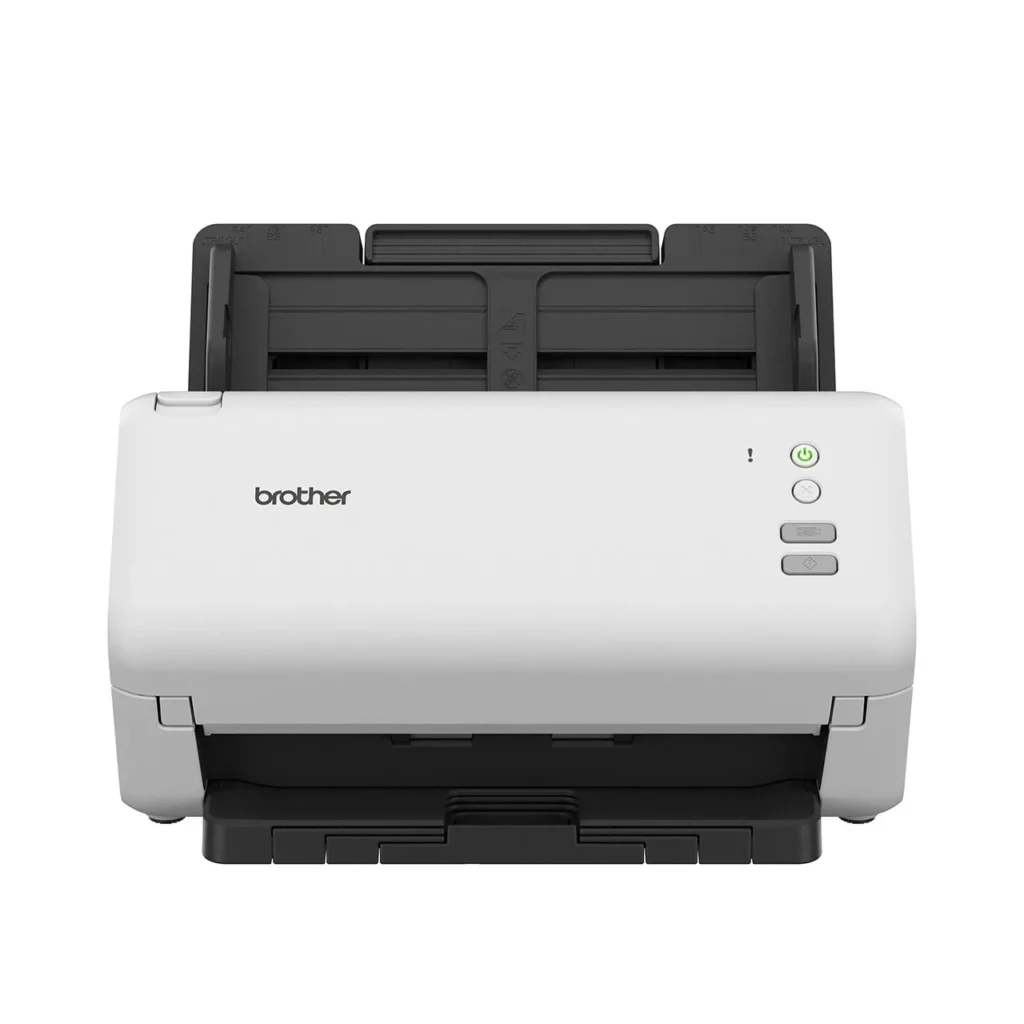 Brother ADS-3100 Desktop Color Scanner, 40ppm Simplex and 80ipm Duplex Scanning, 60-Page ADF, USB 3.0, White
