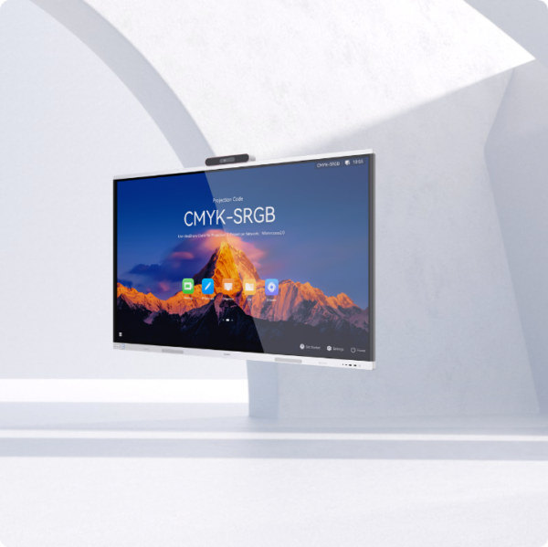 Huawei IdeaHub S3 Interactive Display, 65" 4K UHD Touch Display, Auto-Framing, Wi-Fi & BT Connectivity, Jade White - Image 2