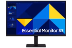Samsung S3 S30GD Essential Monitor, 27" FHD IPS Display, 100Hz Refresh Rate, 5ms Response Time, Black