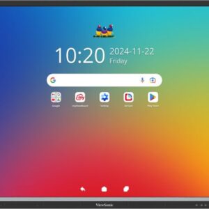 ViewSonic ViewBoard IFP6551 Interactive Display, 65" UHD 4K Touchscreen Panel, Android 14, 8Ms Response Time, Black
