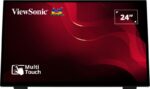 ViewSonic TD2465 24" Tocuh Monitor, FHD Resolution, 60Hz Refresh Rate, 7ms Response Time, Black