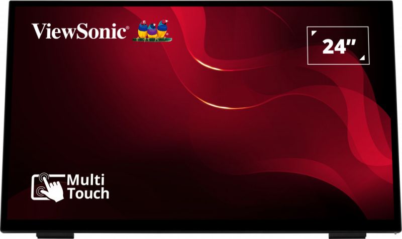 ViewSonic TD2465 24″ Tocuh Monitor, FHD Resolution, 60Hz Refresh Rate, 7ms Response Time, Black