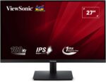 Viewsonic VA270-H-2 27” Full HD Monitor, 100Hz Refresh Rate, 1ms Response Time, Black