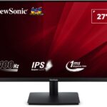 Viewsonic VA270-H-2 27” Full HD Monitor, 100Hz Refresh Rate, 1ms Response Time, Black