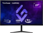 Viewsonic VX2719-PC-MHD 27 inch FHD Curved Gaming Monitor, VA Panel, 240Hz Refresh Rate, 1ms Response Time, Black