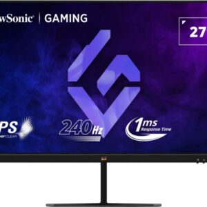 Viewsonic VX2779A-HD-PRO 27” Gaming Monitor, FHD IPS Display, 240Hz Refresh Rate, 1ms Response Time, Black