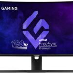 Viewsonic VX3418-2KPC 34 inch Gaming monitor, UWQHD Curved Display, 180Hz Refresh Rate, 1ms Response Time, Black