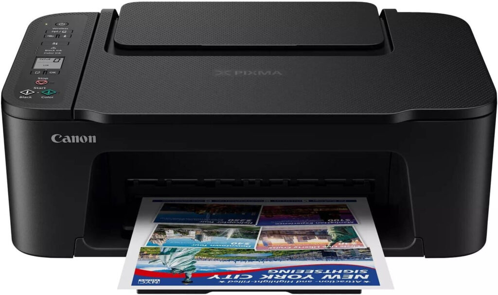 Canon Pixma TS3640 Inkjet Printers, 7.7ipm Mono Print Speed, 4ipm Color Print Speed, 60 Max Sheets, USB, Wifi, Black