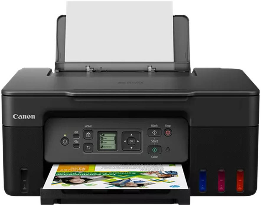 Canon PIXMA G3470 Colour A4 Printer, 11 ipm Fast Print Speeds, 100 Sheet Capacity, USB, Wifi, Black