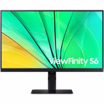 Samsung S6 S60D QHD ViewFinity High Resolution Monitor, 32" QHD IPS Display, 100Hz Refresh Rate, 5ms Response Time, Black