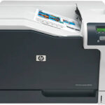 HP Color LaserJet A3 CP5225n Professional Printer, Up to 20ppm Black & Color, 250-Sheet Face-Down Output Bin, USB, Ethernet, White