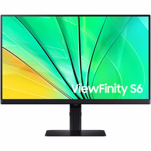 Samsung S60D 24" QHD IPS ViewFinity Monitor, 100 Hz Refresh Rate, 5ms Response Time, Black