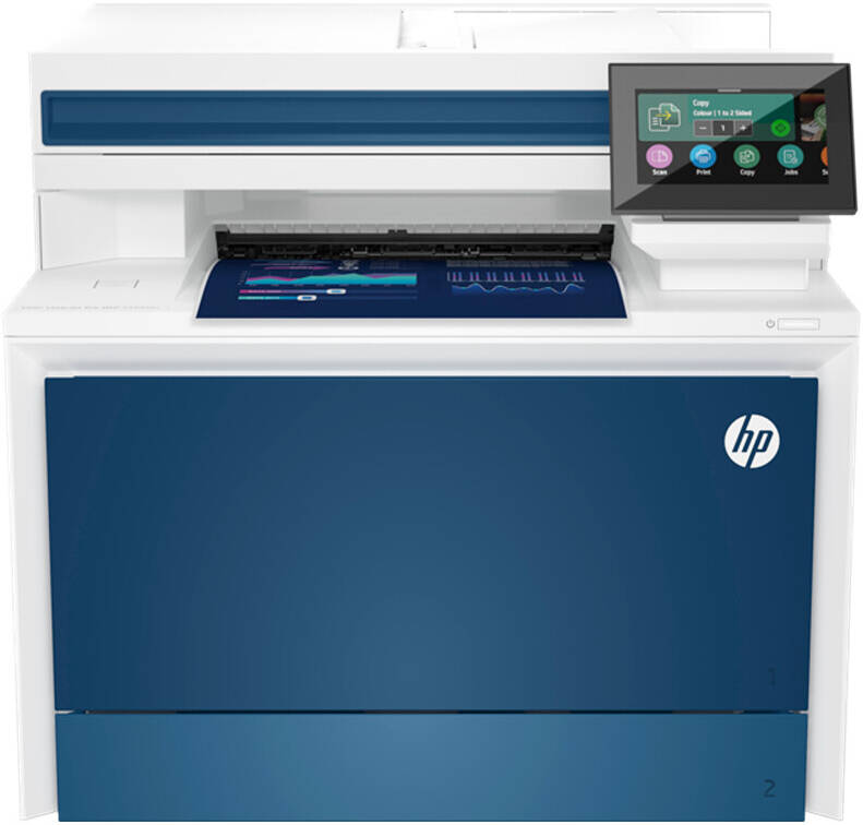HP Color LaserJet Pro 4303FDN MFP Printer, Up to 35ppm Print Speed, ADF, Flatbed Scanner, USB, Ethernet, White