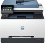 HP Color LaserJet Pro MFP 3303sdw Printer, Print speed up to 25 ppm Black, 25 ppm Color, USB, Ethernet, Wifi, White