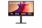 LG 27" UltraFine Monitor, 4K UHD IPS Display, 60Hz Refresh Rate, 5ms Response Time, Black