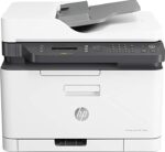 HP Color Laser 179FNW All in One Laser Printer, Up to 19 ppm Black, Up to 4 ppm Color, 150 Sheet Paper Tray Ethernet, Wi-Fi, White