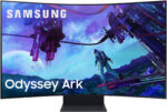 Samsung G97NC Odyssey Ark 55" UHD Curved Gaming Monitor, Quantum Mini-LED Panel, 165Hz Refresh Rate, 1ms Response Time, Black, Open Box (QC Done)