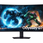 Samsung Odyssey G7 G75F Gaming Monitor, 37” Curved UHD Display, 165Hz 1Ms Response Time, Black