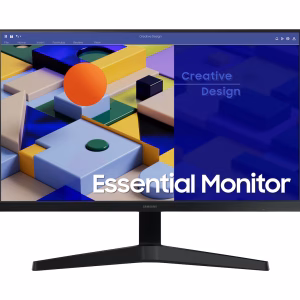 Samsung S3 S31C 27" IPS Essential Monitor, FHD Flat Display, 75Hz Refresh Rate, 5ms Response Time, Black