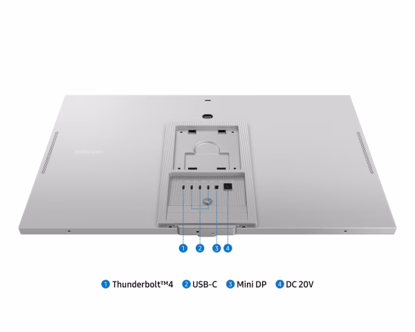 Samsung ViewFinity S9 S90PC 27" Smart Monitor, 5K IPS Display, 60Hz Refresh Rate, 5ms Response Time, Silver - Image 7