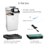 HP Color LaserJet Enterprise Flow MFP M776z Printer, Up to 46 ppm Print Speed, USB, Ethernet, Wifi, White - Image 11