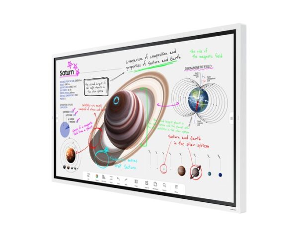 SAMSUNG Flip Pro WMB Interactive Display, 65" 4K UHD VA Touch Display, 60Hz Refresh Rate, 8ms Response Time, White - Image 3