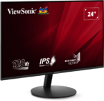 ViewSonic VA24E1-H 24inch Full HD IPS Monitor, 120Hz Refresh Rate, 5ms Response Time, Black - Image 2
