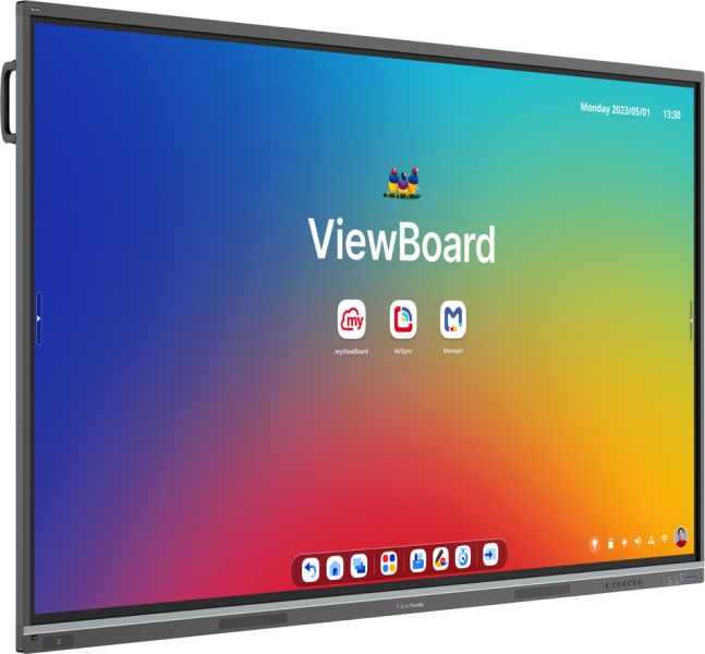 ViewSonic IFP8651 ViewBoard Interactive Display, 86″ TFT LCD Display, 4K UHD Resolution, 6.5ms Response Time, Black