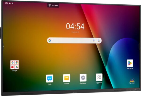 Viewsonic IN8603-1C ViewBoard,  86” 4K Interactive Display, Android 14, 40-point Ultra Fine Touch touchscreen, Black - Image 2