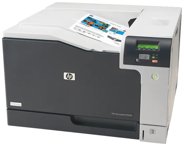 HP LaserJet CP5225dn Color Laser Printer, 20 ppm Print Speed, ADF, 350 Sheets Input Capacity, USB, Ethernet, White - Image 3