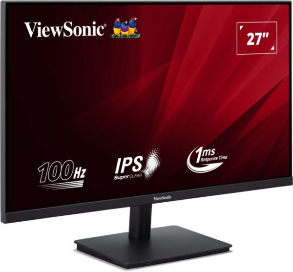 Viewsonic VA270-H-2 27” Full HD Monitor, 100Hz Refresh Rate, 1ms Response Time, Black - Image 2
