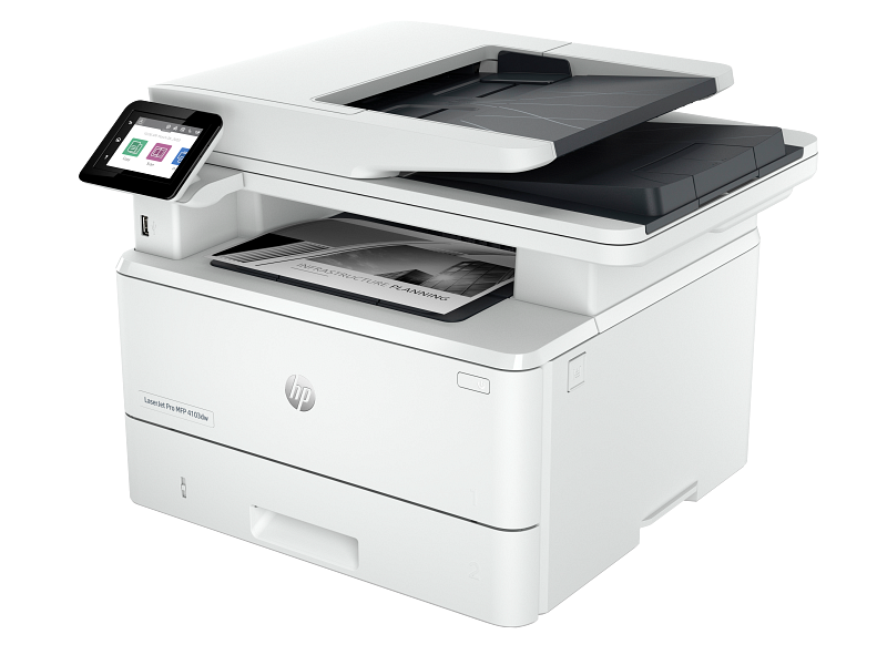HP LaserJet Pro MFP 4103dw Printer, Up to 42ppm Print Speed, 50 Sheets ADF Capacity, USB, Ethernet, Wifi, White