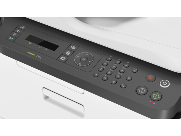 HP Color Laser 179FNW All in One Laser Printer, Up to 19 ppm Black, Up to 4 ppm Color, 150 Sheet Paper Tray Ethernet, Wi-Fi, White - Image 5