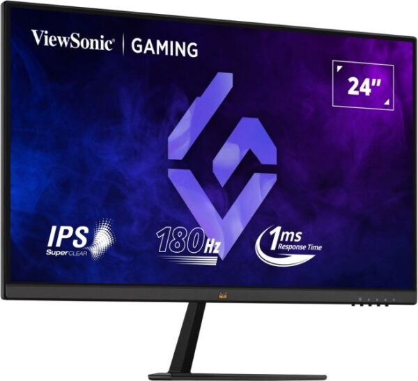 Viewsonic VX2479-HD-PRO 24 inch Gaming Monitor, IPS Panel, 180Hz Refresh Rate, 1ms Response Time, Black - Image 2