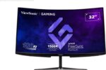 Viewsonic VX3218-PC-MHD 32inch Curved Gaming Monitor, FHD IPS Display, 180Hz Refresh Rate, 1ms Response Time, Black - Image 2