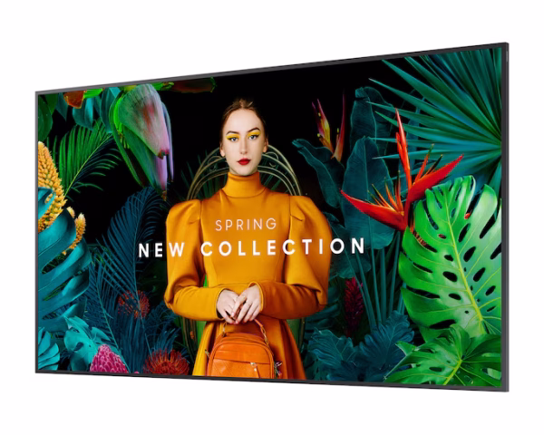 Samsung Crystal Signage 55" QMC , 4K UHD VA Display, 75Hz Refresh Rate, 8ms Response Time, Black - Image 2