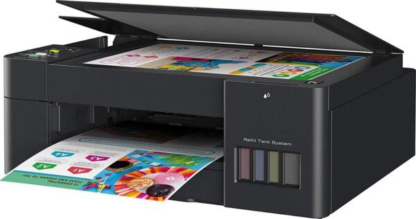 Brother DCP-T420W Ink Tank Printer, A4 print speed up to 16ipm (Black)/ 9ipm (Color), Wi-Fi, Black - Image 3