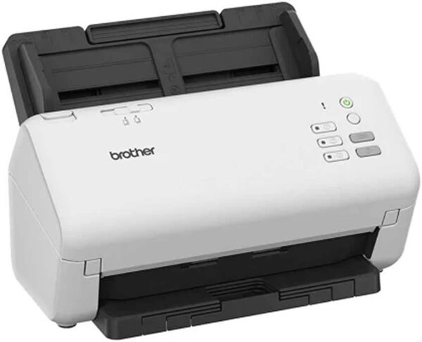 Brother ADS-4300N Document Scanner, 40 PPM Simplex and 80 IPM Duplex Scan Speed, 80 Sheets ADF, White - Image 2