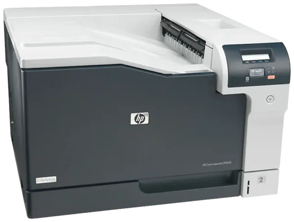 HP LaserJet CP5225dn Color Laser Printer, 20 ppm Print Speed, ADF, 350 Sheets Input Capacity, USB, Ethernet, White - Image 2