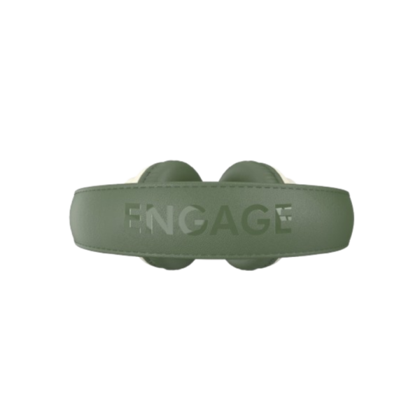 Engage HS E30 Bluetooth Headphones – Wireless Over-Ear Headset with Active Noise Cancellation Upto 55H Playtime with Crystal-Clear Audio, Army Green - Image 3