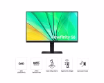 Samsung S60D 24" QHD IPS ViewFinity Monitor, 100 Hz Refresh Rate, 5ms Response Time, Black - Image 3